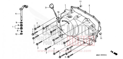 PANNEAU CARTER-MOTEUR D. VT750CV de 1997